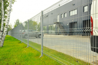 3D заборы для школы 150 метров
