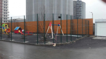 3D заборы для спортивной площадки 10 метров