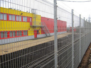 3D заборы для спортивной площадки 25 метров