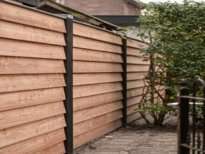 Деревянный забор елочка 10 соток