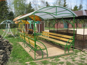 Навесы под беседку пример 5