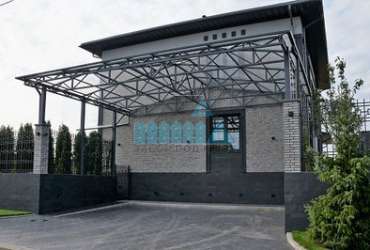 Навесы из профильной трубы