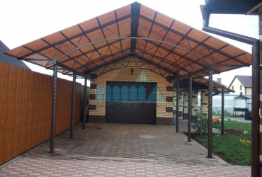 Навесы двускатные