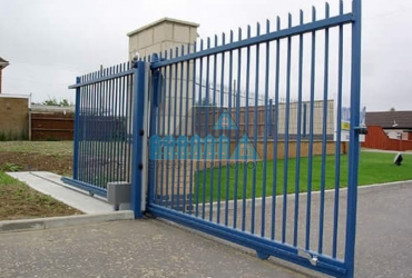 Откатные ворота решетчатые